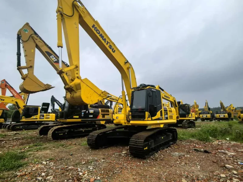 used KOMATSU PC240LC excavator for sale7