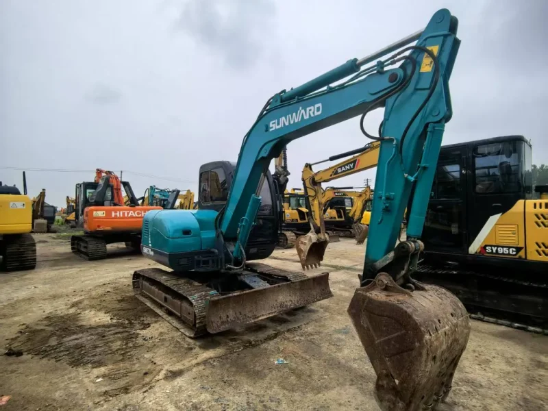 used Sunward SWE70 excavator for sale2